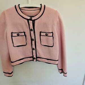 Karl Lagerfeld Pink Cardigan